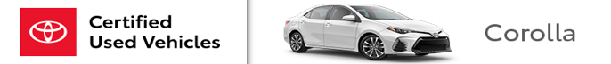 Certified Used Vehicles Corolla